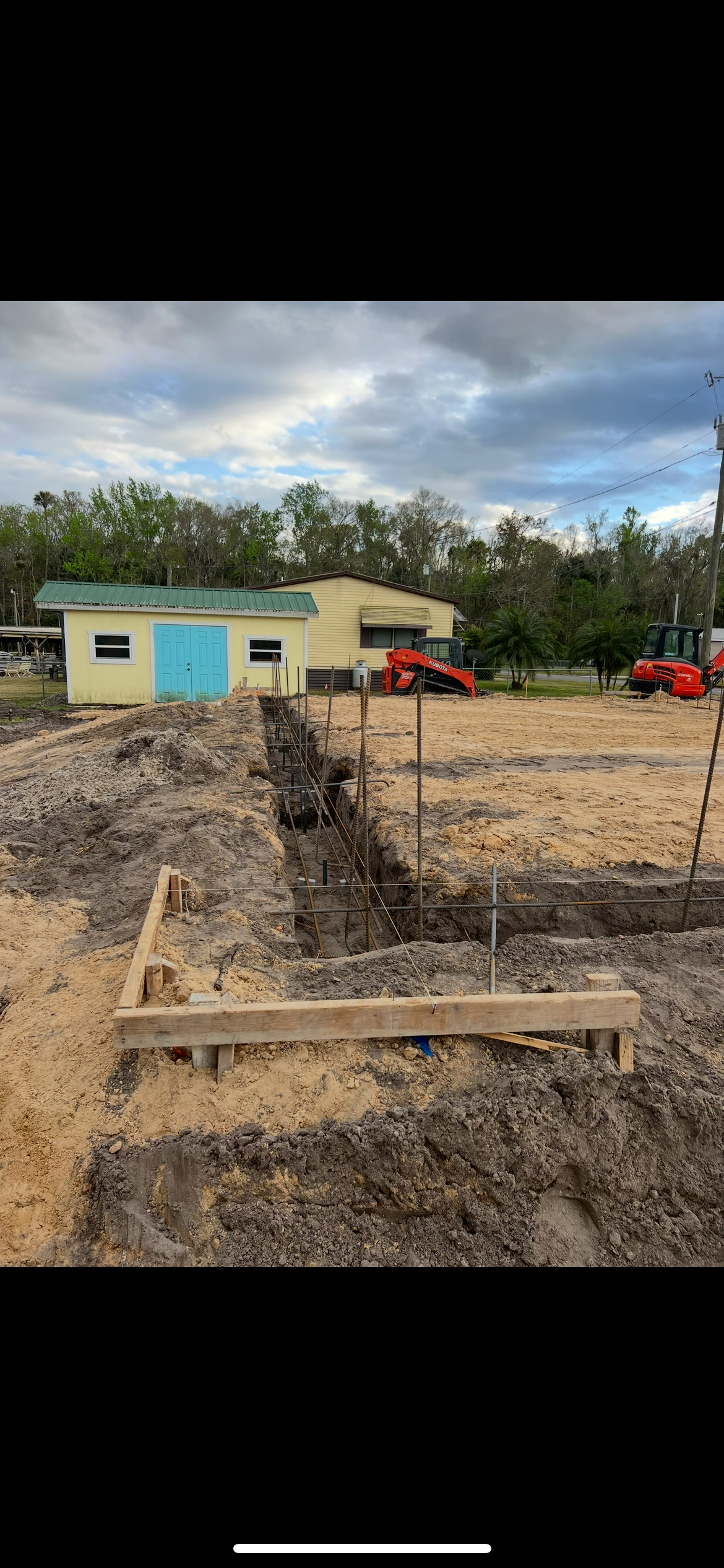 Professional concrete footing installation by Austin Brown Construction