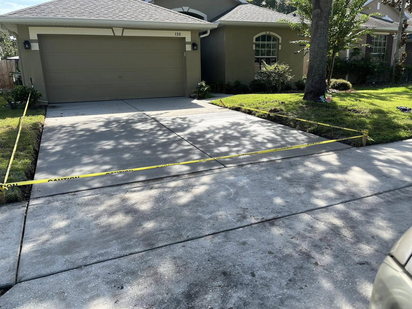 Professional driveway panel replacement by Austin Brown Construction